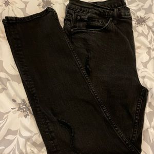 Distressed Black ripped RSQ jeans
